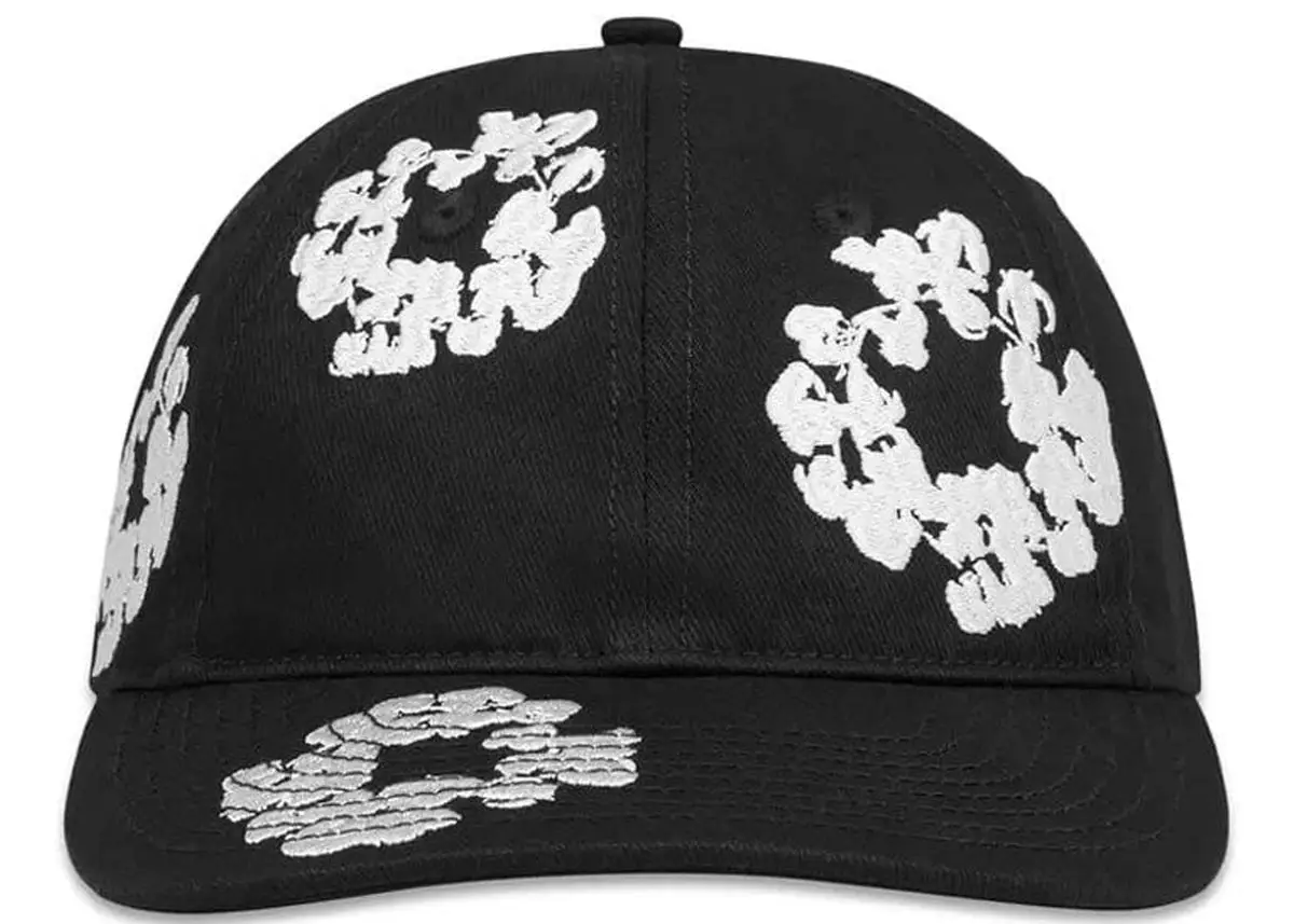 Denim Tears Denim tears cotton wreath black cap