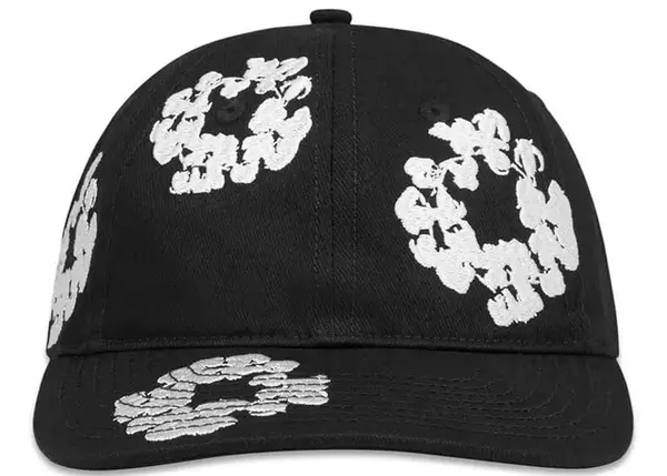 Denim Tears Denim tears cotton wreath black cap