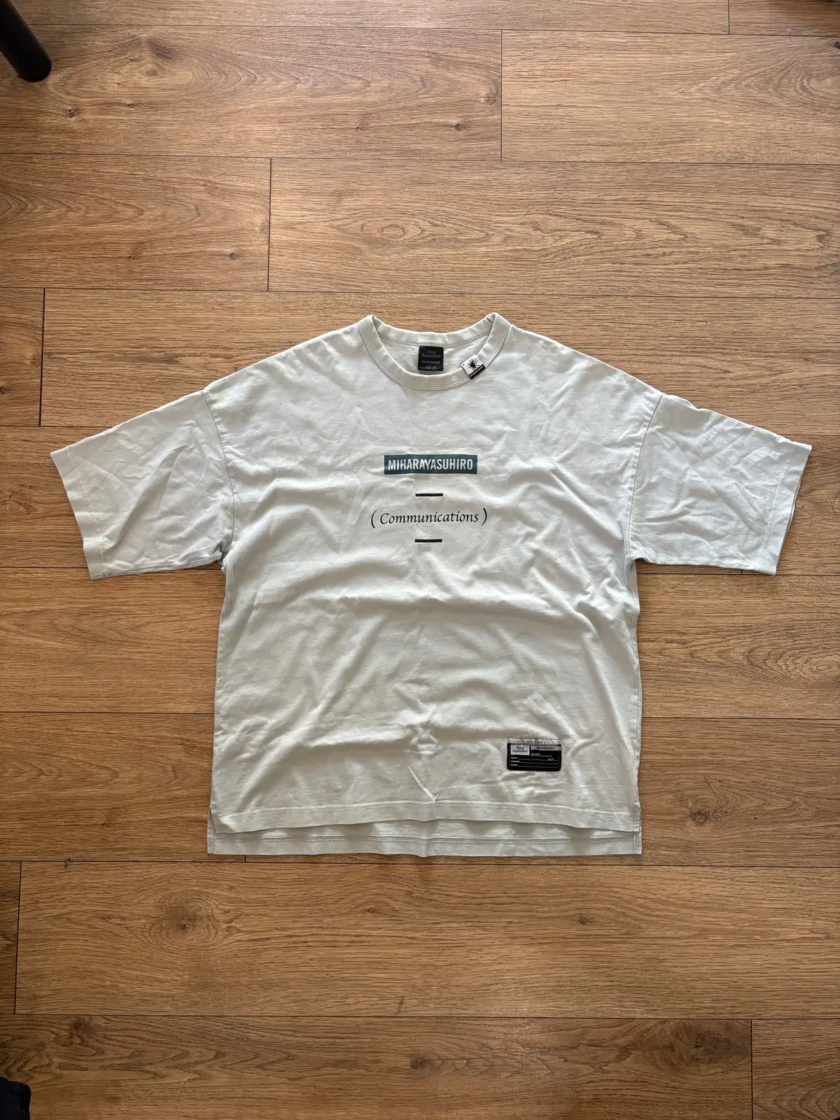 Maison Mihara Yasuhiro communications tee - Like New