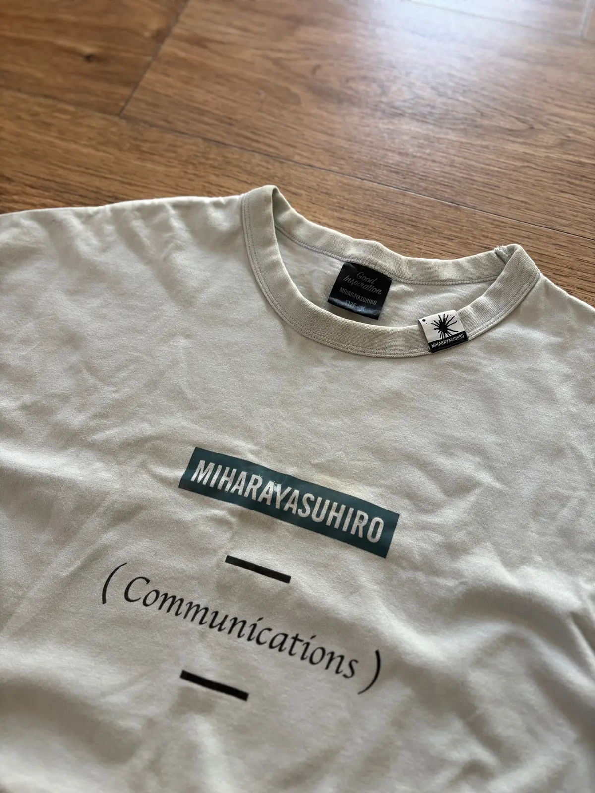 Maison Mihara Yasuhiro communications tee