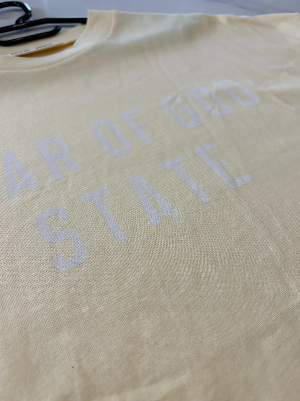 Fear of God Essentials 90s tee garden yellow