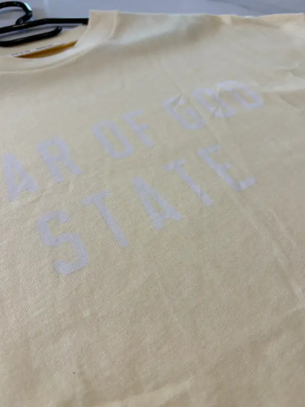 Fear of God Essentials 90s tee garden yellow