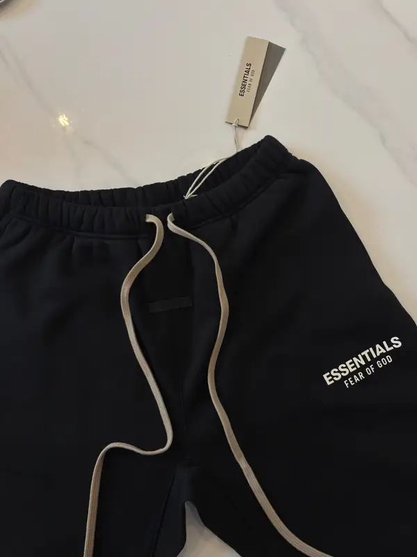 Fear of God Fear of God Essentials jet black sweatpants