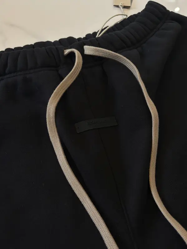 Fear of God Essentials jet black sweatpants