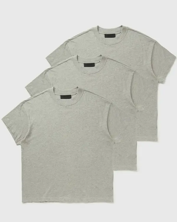 Fear of God Essentials 3-pack tees light heather