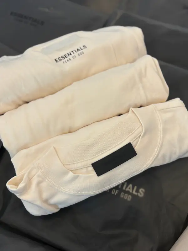 Fear of God Fear of God Essentials 3-pack tees light beige