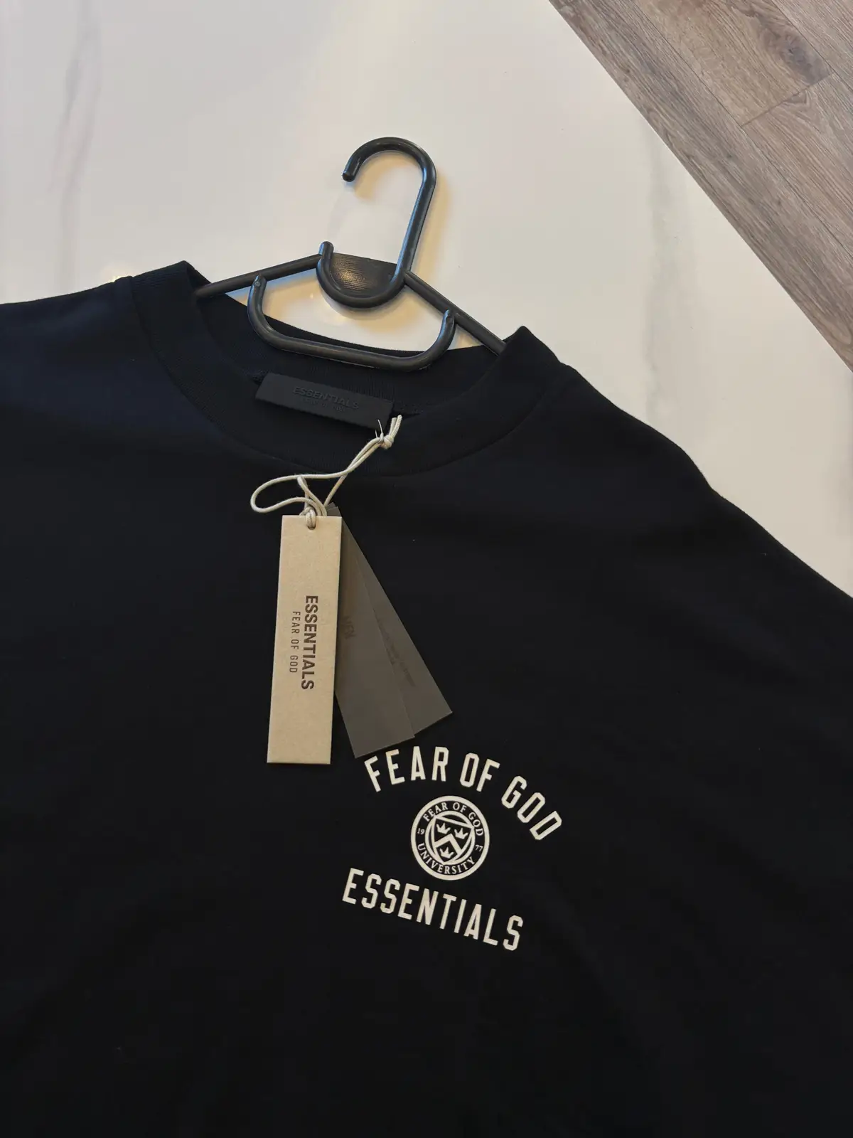 Fear of God Fear of God Essentials university crewneck black