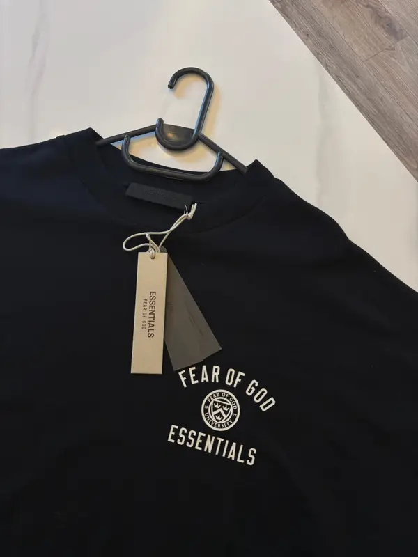 Fear of God Fear of God Essentials university crewneck black