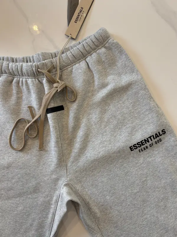 Fear of God Fear of God Essentials light heather grey sweatpants