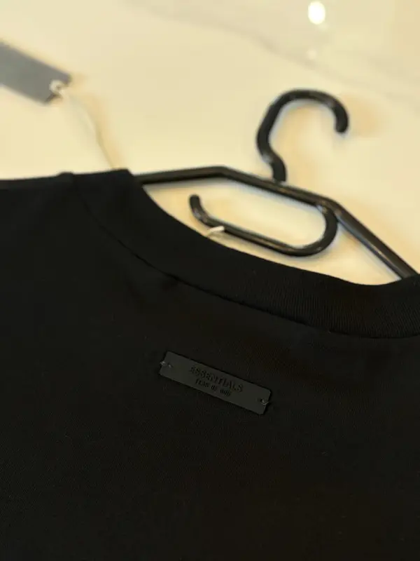 Fear of God Essentials jet black crewneck tee