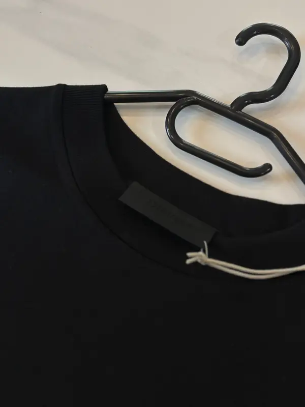 Fear of God Essentials jet black crewneck tee
