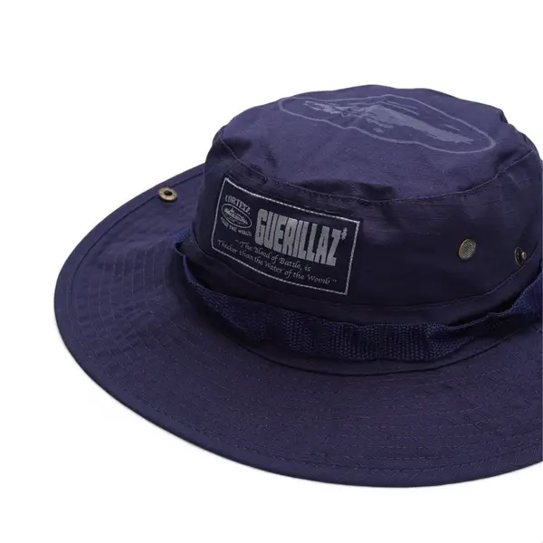Corteiz Alcatraz Bucket Hat Navy