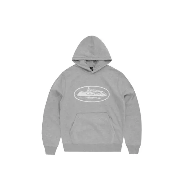 Corteiz Corteiz Og Alcatraz Hoodie Grey