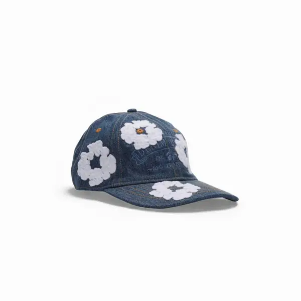 Denim Tears Denim Tears Denim Wreath Cap Light Wash