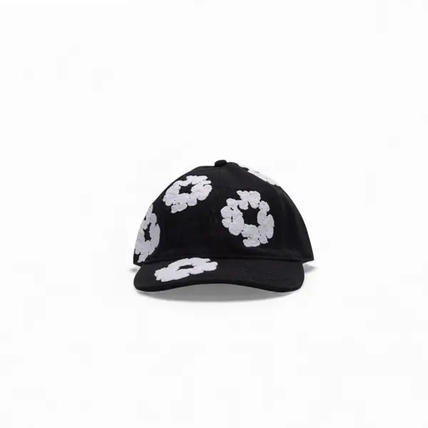 Denim Tears Denim Wreath Cap Black
