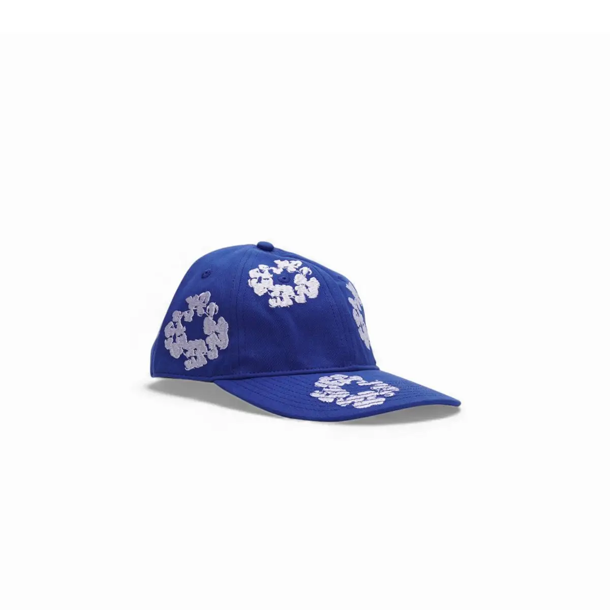 Denim Tears Denim Tears The Cotton Wreath Fitted Cap Blue