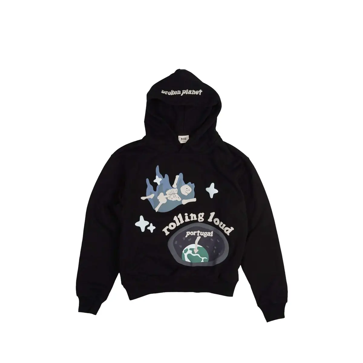 Broken Planet Broken Planet Market x Rolling Loud Portugal Hoodie Midnight Black