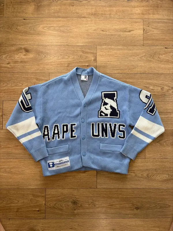 Bape AAPE BY BAPE HEAVYWEIGHT UNIVERSITY CARDIGAN