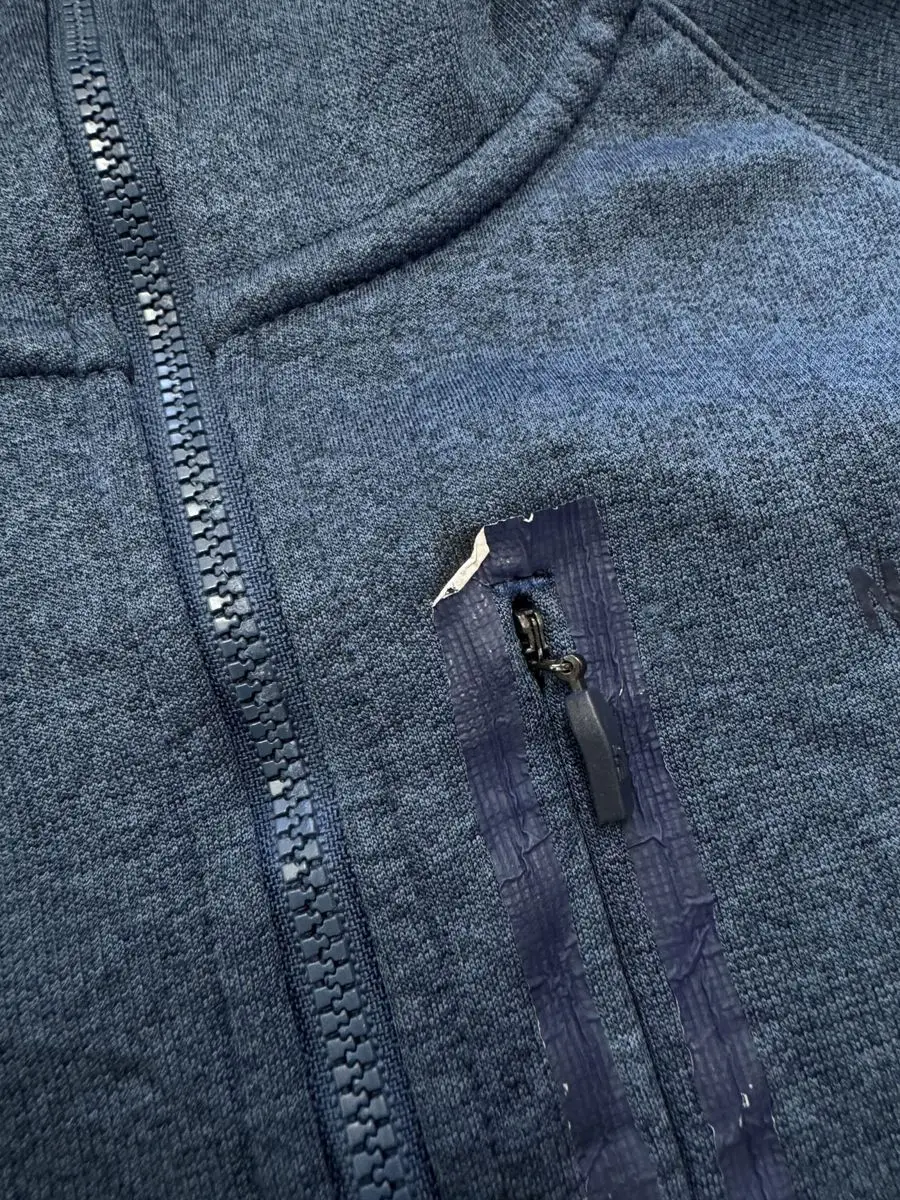 Navy The North Face Hoodie - Womens Medium