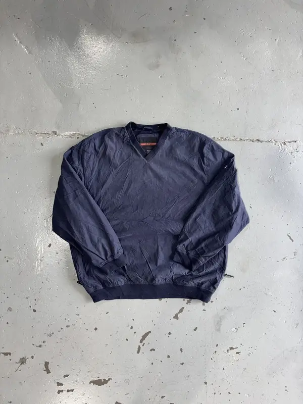  Navy Blue IZOD V-neck Pullover - Large