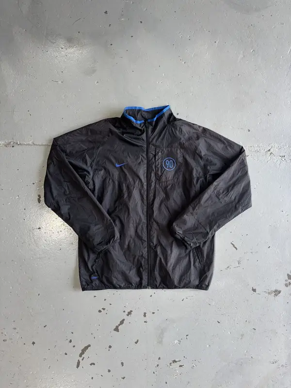 Nike Vintage Black & Blue Nike Total 90 (T90) Jacket - Extra Large