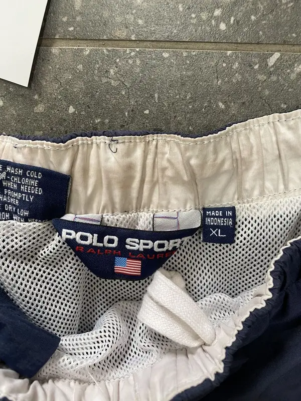 Vintage Navy Polo Ralph Lauren Shorts - Extra Large