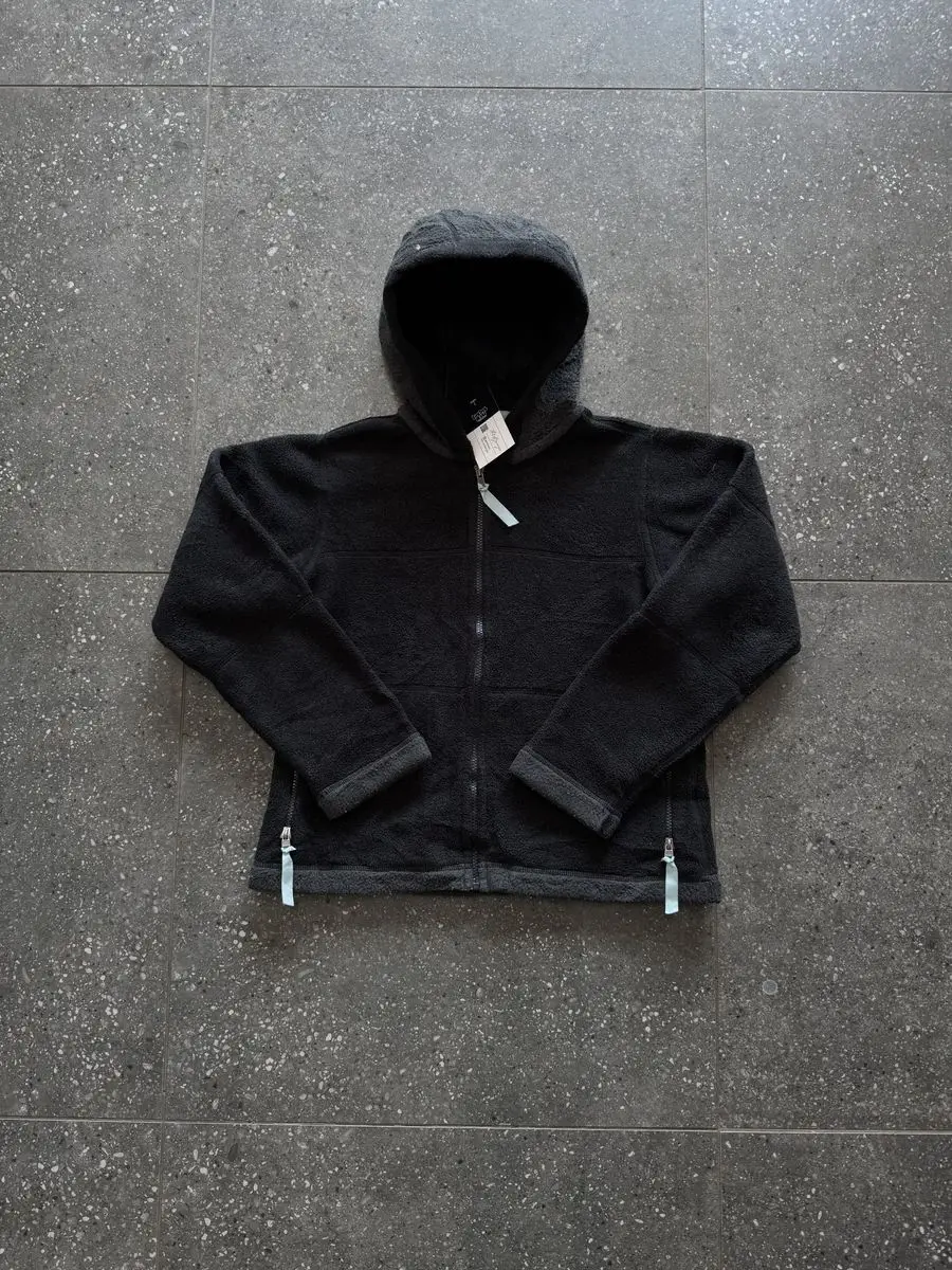 Patagonia Vintage Womens Black Patagonia Fleece Hoodie - Small