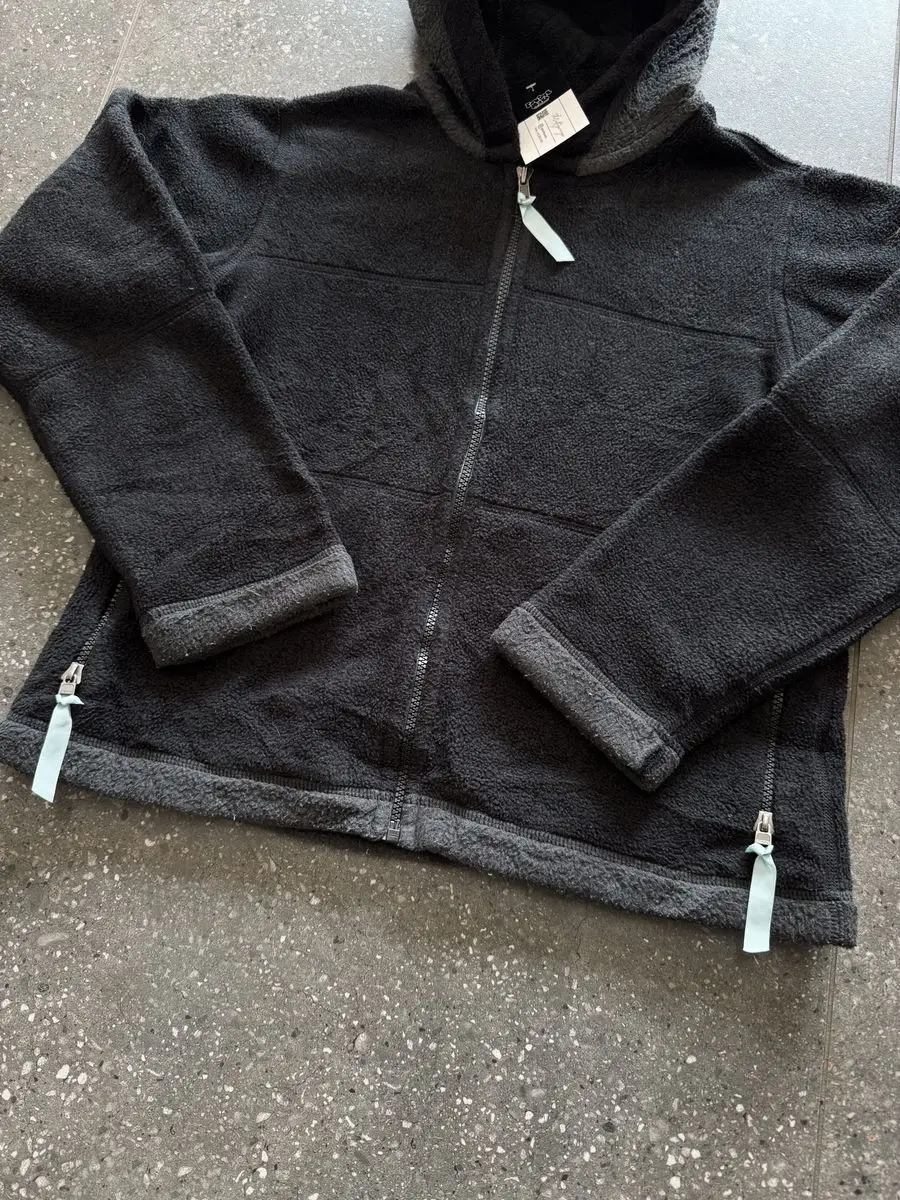Vintage Womens Black Patagonia Fleece Hoodie - Small