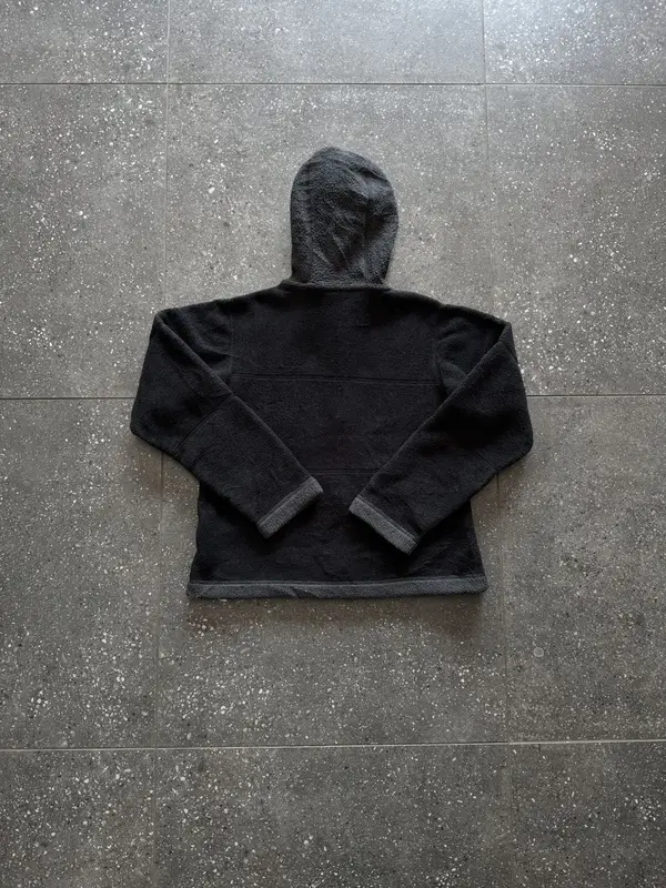 Vintage Womens Black Patagonia Fleece Hoodie - Small