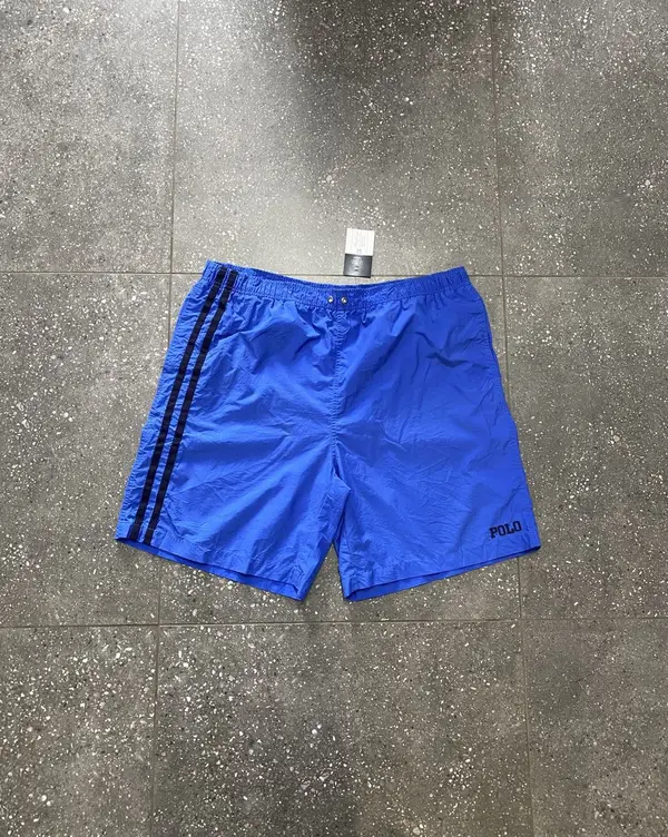 Ralph Lauren Vintage Blue Polo By Ralph Lauren Shorts - (38  40) Large