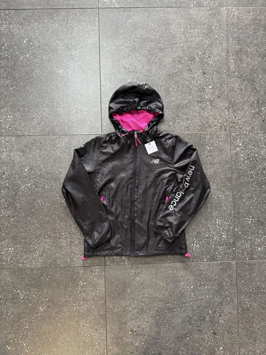 New Balance New Balance Grey & Pink Jacket - Small