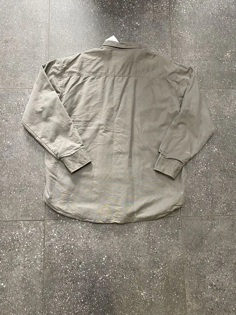Vintage Military Green Dickies Shirt - Extra Large