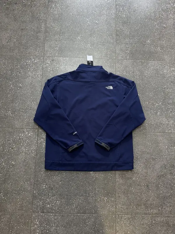 Navy The North Face Soft Shell Apex Jacket - Extra Large