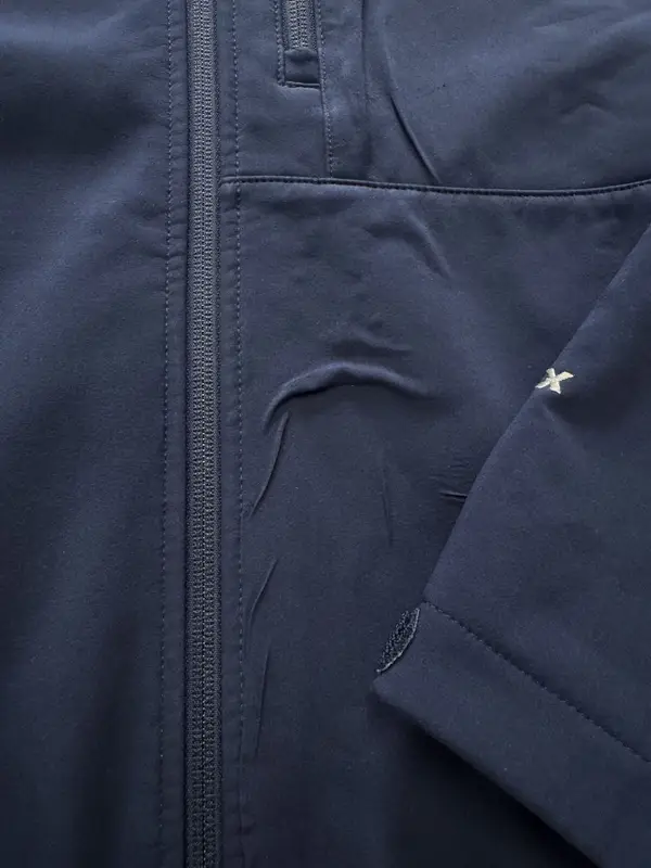 Navy The North Face Soft Shell Apex Jacket - Extra Large