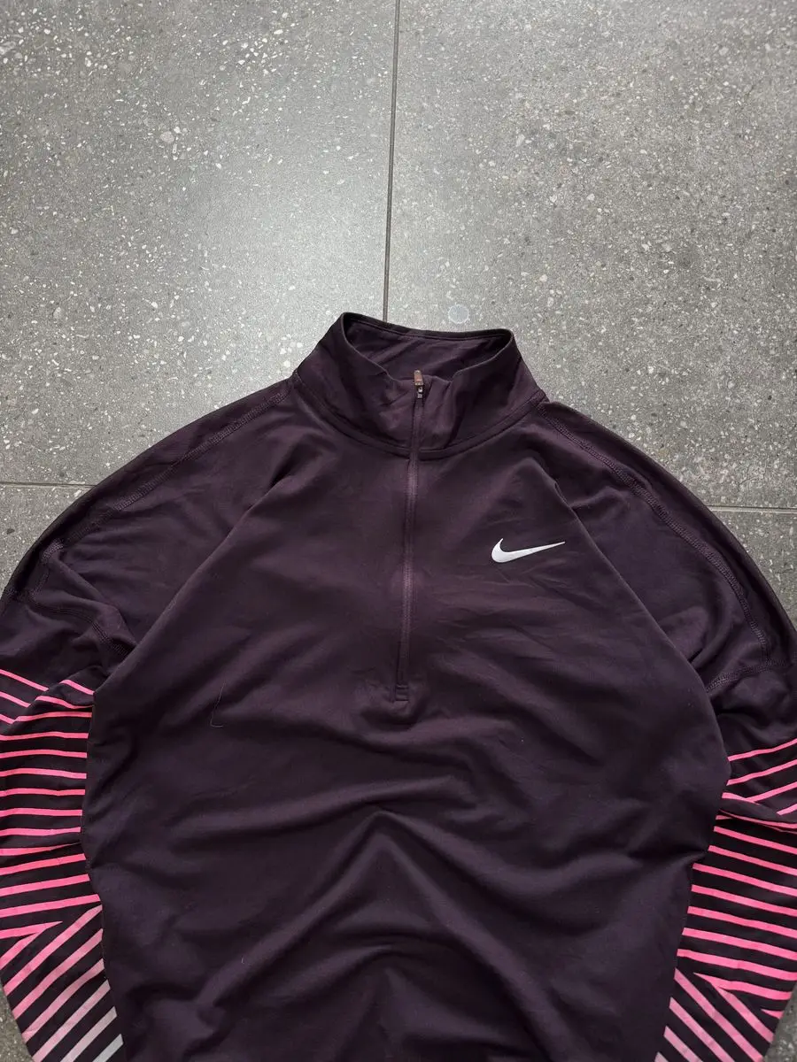 Marroon Nike Womens Dri-Fit Top - Small