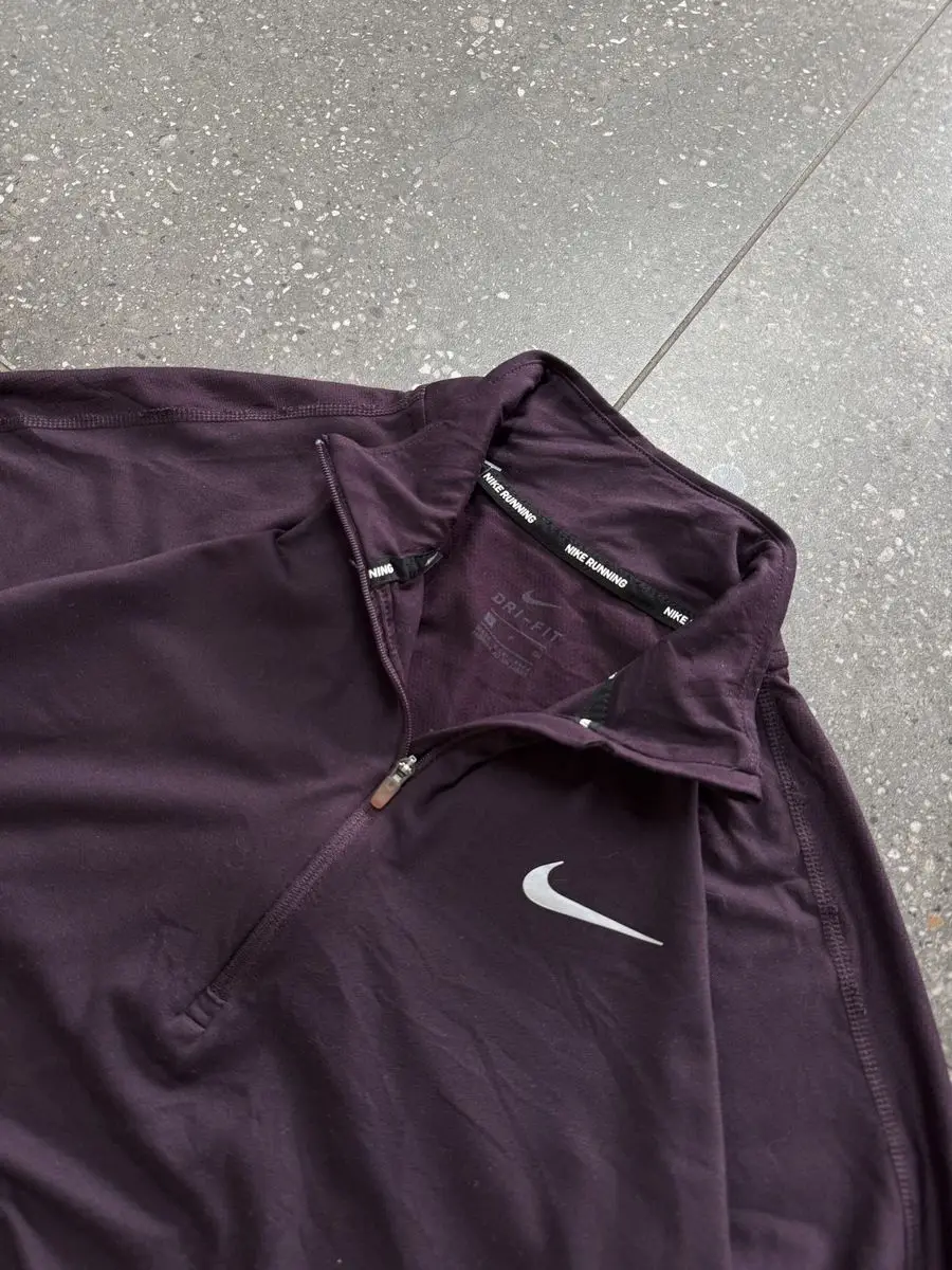 Marroon Nike Womens Dri-Fit Top - Small