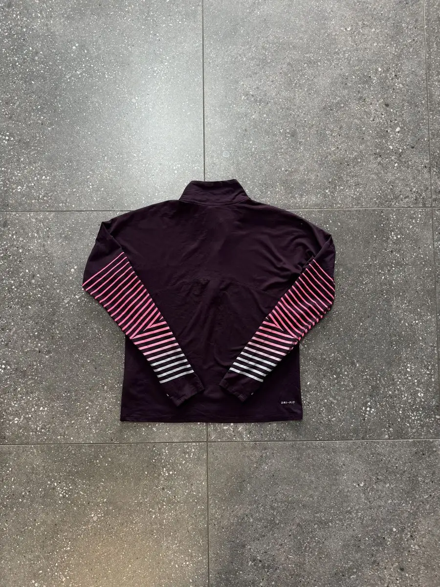 Marroon Nike Womens Dri-Fit Top - Small