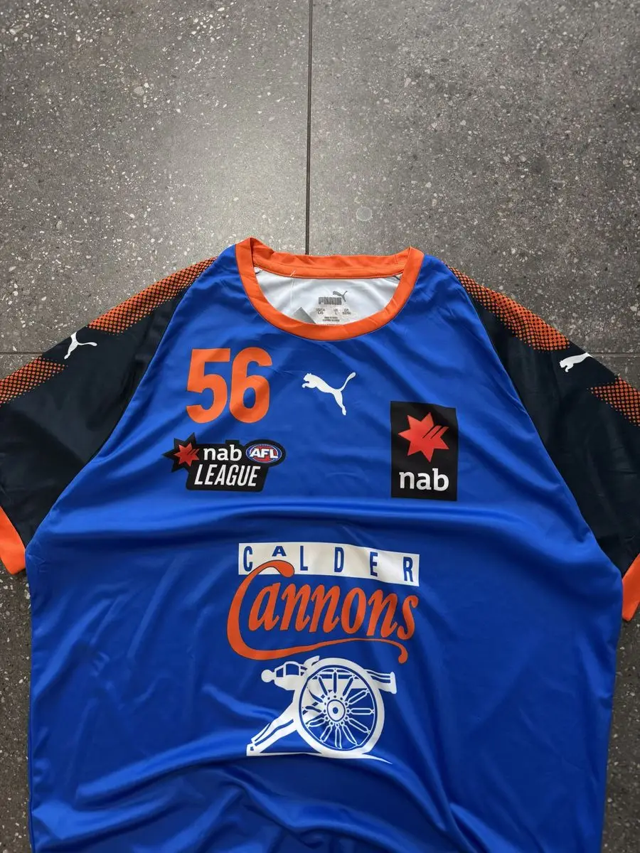 Blue & Orange Puma AFL League Shirt - Large