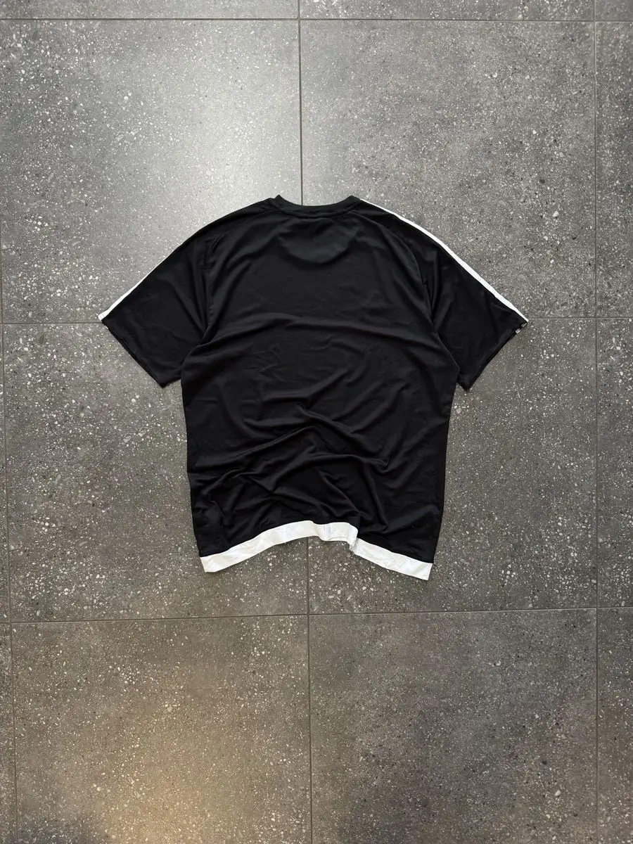 Black & White Adidas Climalite Shirt - Extra Large