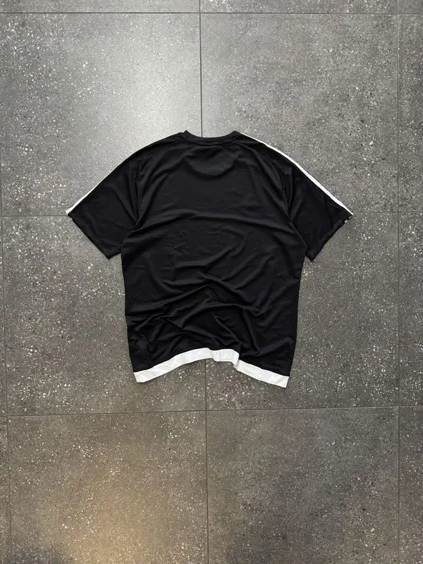 Black & White Adidas Climalite Shirt - Extra Large