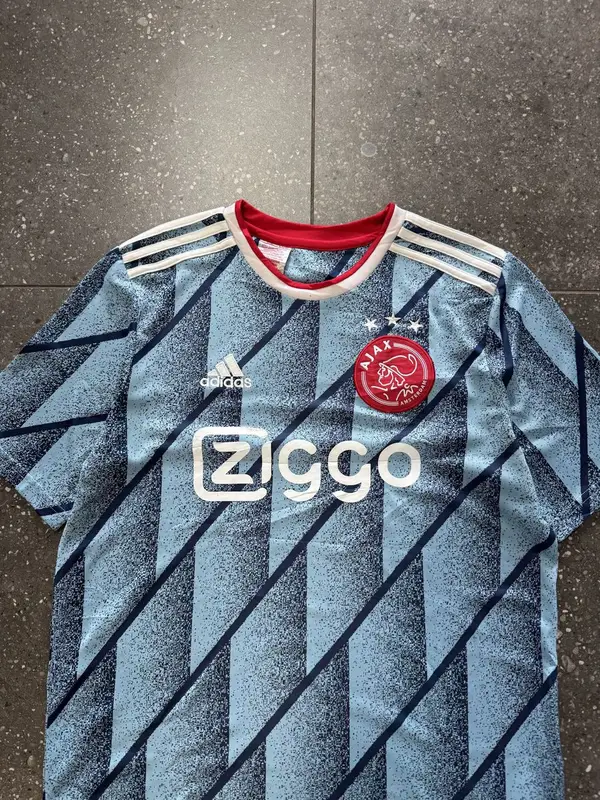 Blue & White Ajax 2020/21 Away Adidas Jersey - Medium