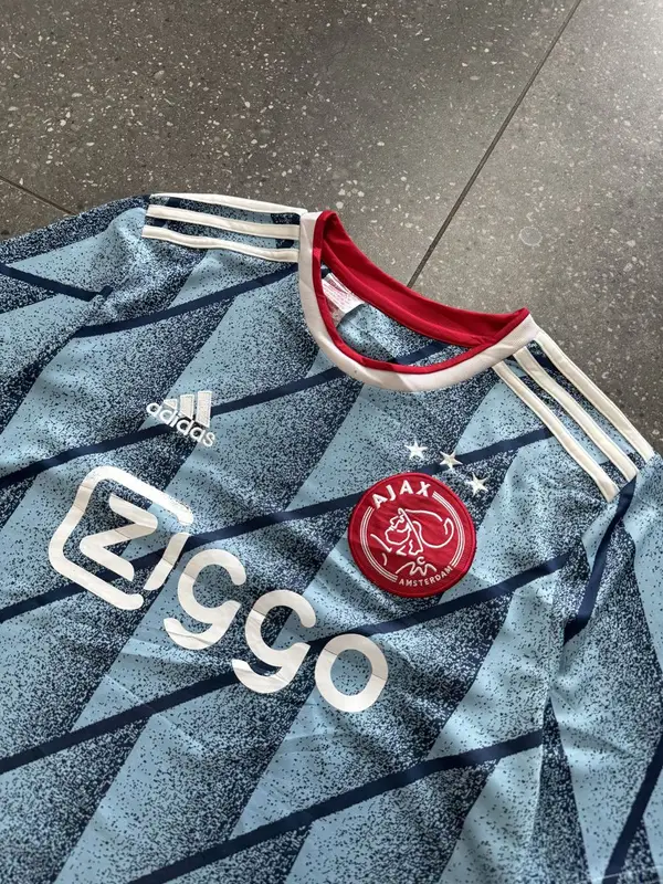 Blue & White Ajax 2020/21 Away Adidas Jersey - Medium