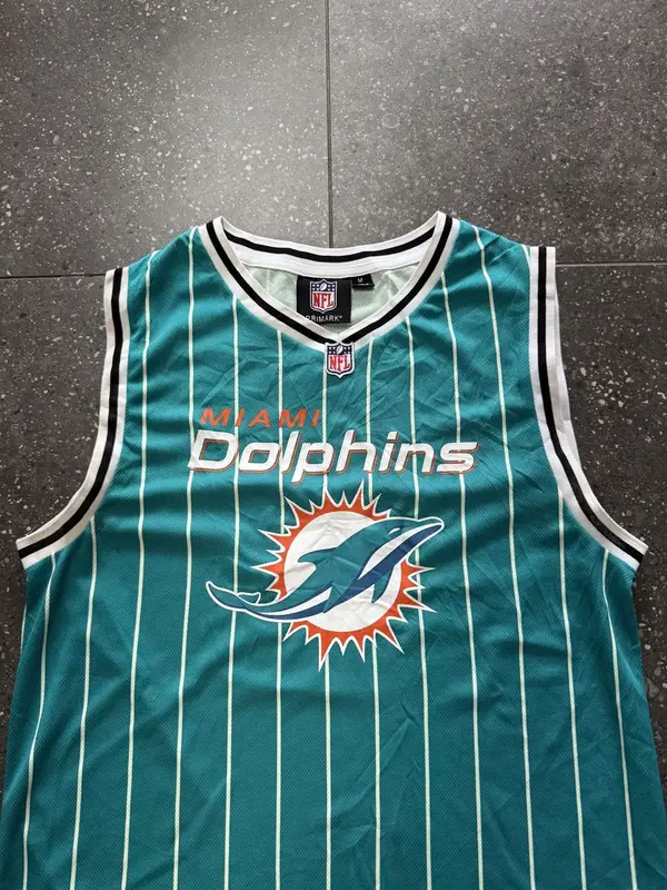 Miami Dolphins NFL Aqua Basketball Vest - Medium