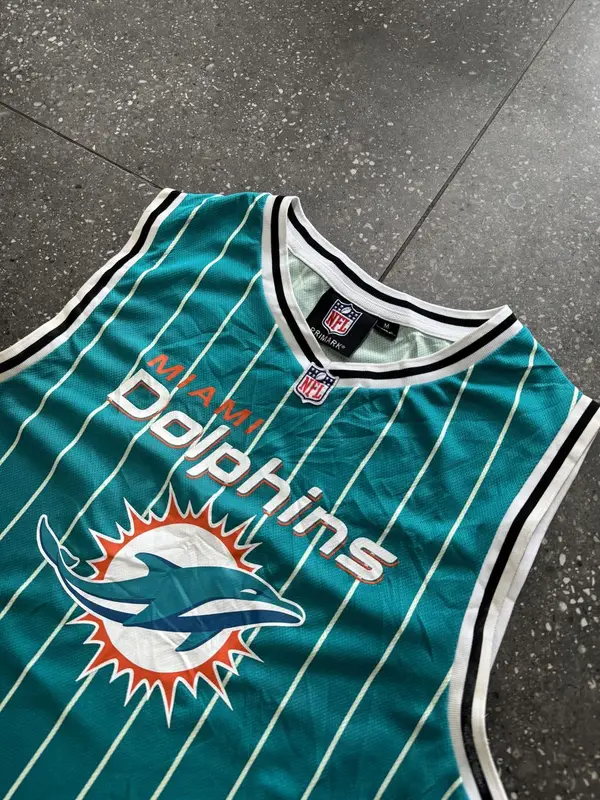 Miami Dolphins NFL Aqua Basketball Vest - Medium