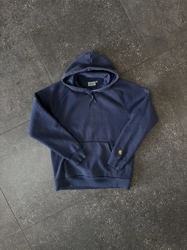 Carhartt Carhartt WIP Navy Chase Hoodie - Large
