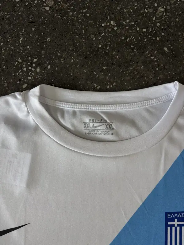 Nike White & Blue Greece 2018/19 Home Stadium - Extra Extra Large Jersey