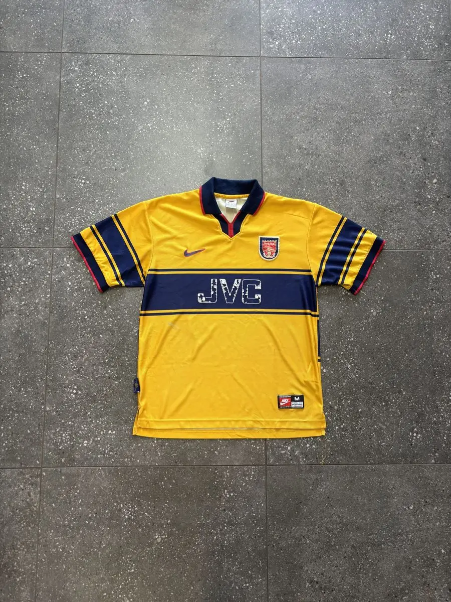 Nike Yellow Arsenal Nike 1997/1999 Away Jersey - Medium