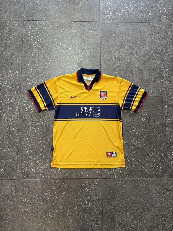 Nike Yellow Arsenal Nike 1997/1999 Away Jersey - Medium