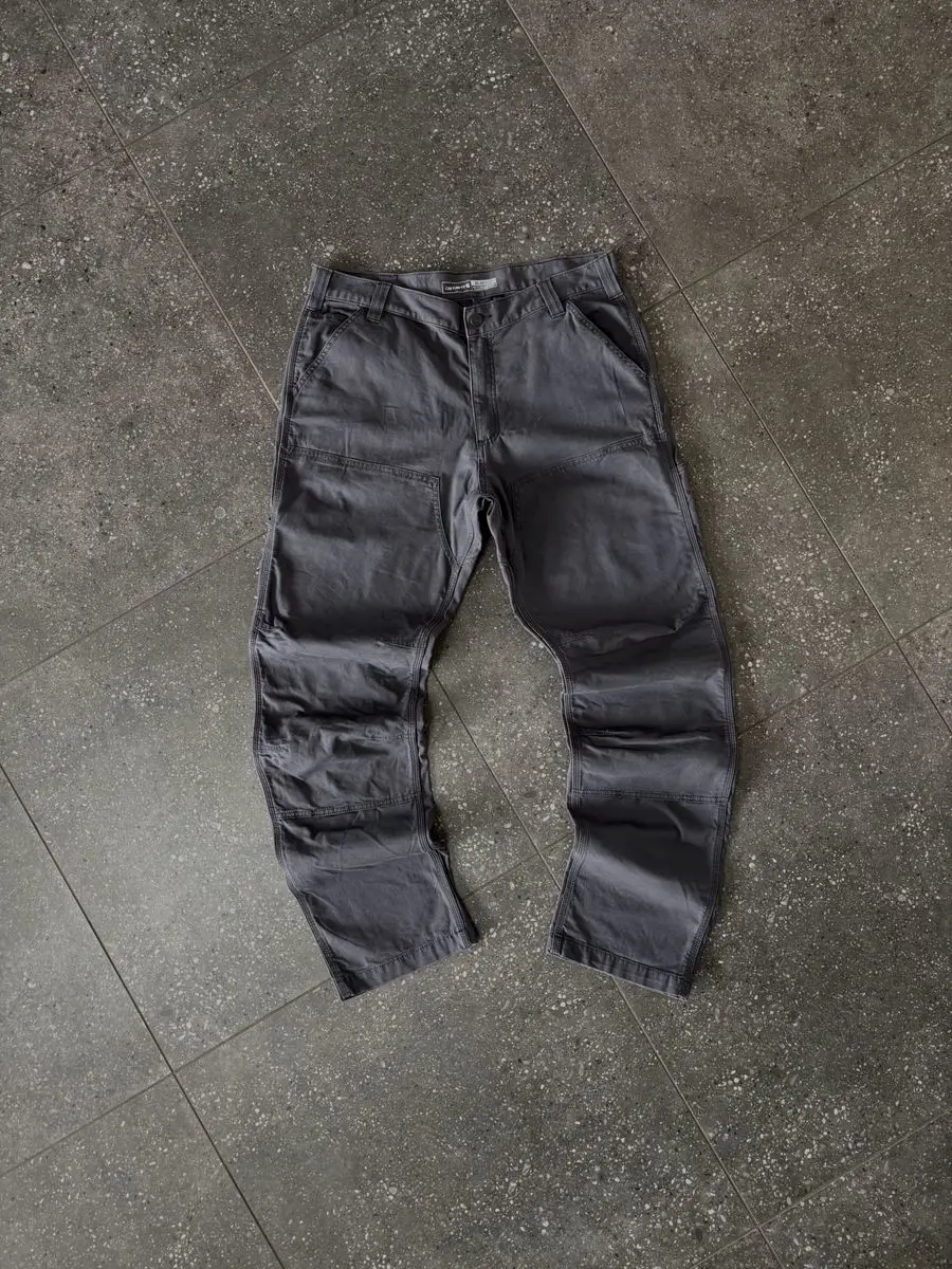 Carhartt Carhartt Grey Double Knee Pants - Medium ( 3634 )