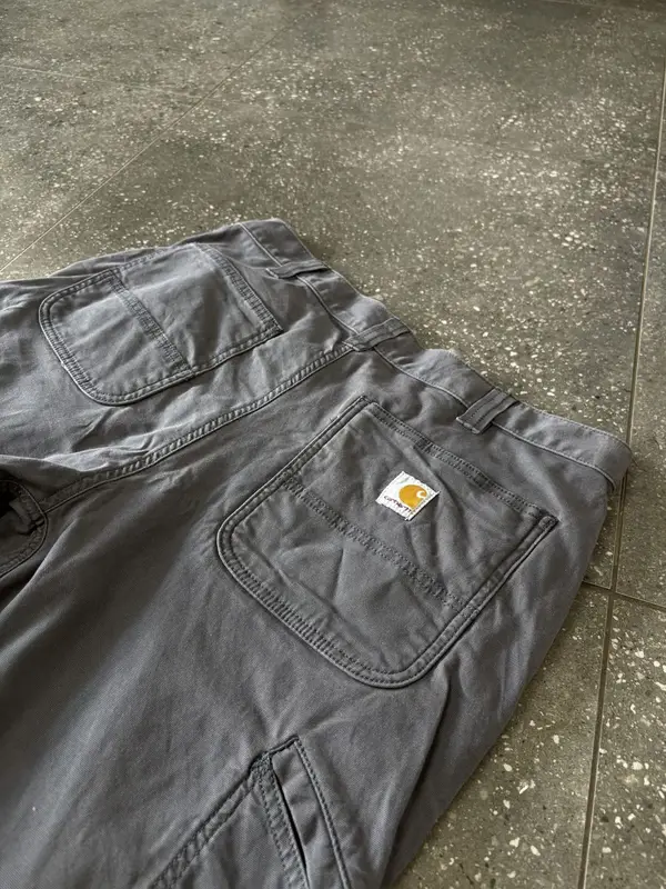 Carhartt Grey Double Knee Pants - Medium ( 3634 )